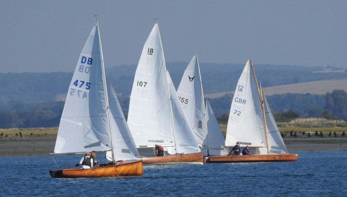 Any classic dinghies at <a href="/HooNess/">Hoo Ness Yacht Club</a>
@itchenor1
<a href="/LangstoneSC/">LangstoneSC</a>
<a href="/LymingtonTownSC/">Lymington Town SC</a>
<a href="/NSC_Sailing/">NSC Dinghy Sailing</a>
<a href="/ogstonsailing/">Ogstonsc</a>
Come and join us for the Classic Boat Revival in Bosham 7-8 Sept.  Entry via classicboatrevival.co.uk  #BoshamClassicBoatRevival