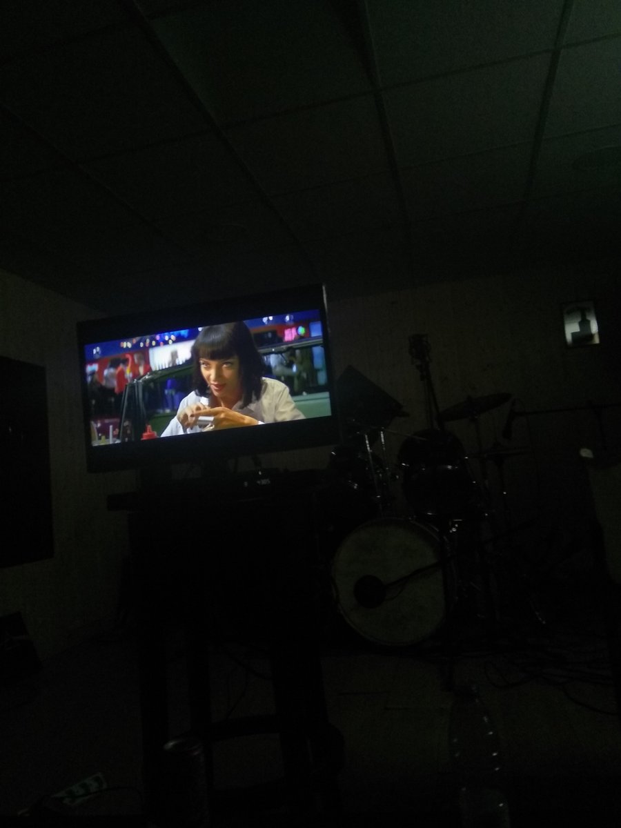 Cuando llegas dos horas antes al ensayo.