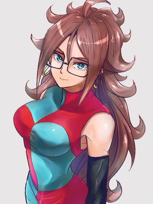 ('-`).。oO(なんや?) #ドラゴンボール #人造人間21号 