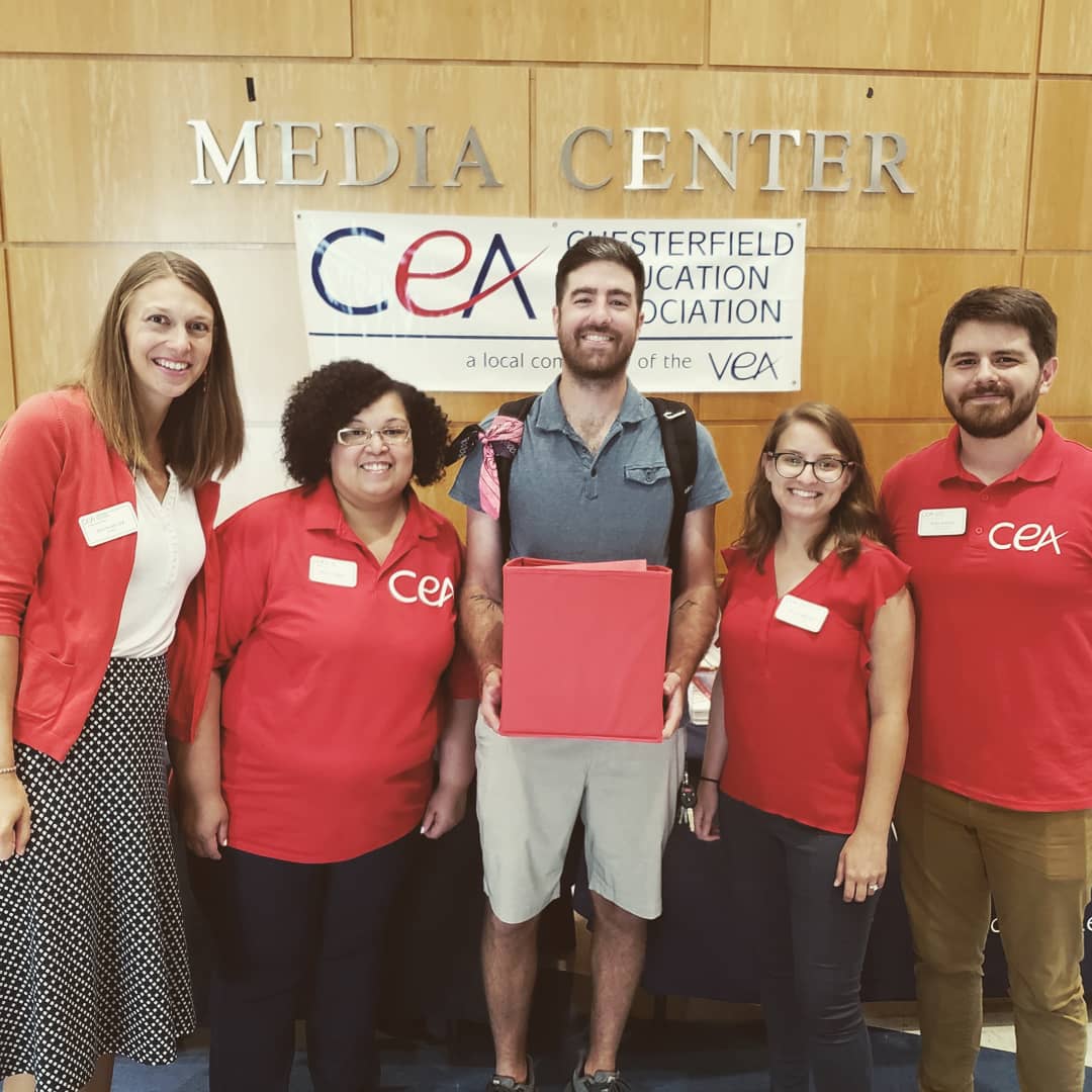ChesterfieldEa's tweet photo. @ChesterfieldEa week At-A-Glance: CEA Fund completed 22 candidate interviews while new educators are welcomed and joining our Union! #VEA4Kids #StickWithTheUnion #Wehadcoffeeforthemtoo #strongerpublicschools2020 https://t.co/jmMsIgpxGG