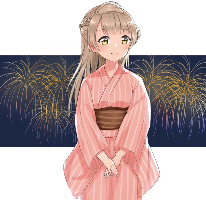 「ことりの浴衣、どうかなぁ?」 