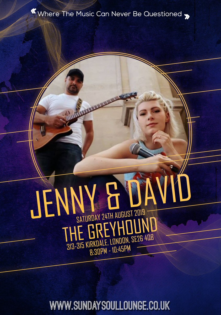 Join us this evening!!!!! @ <a href="/TheGreyhoundSyd/">The Greyhound</a> start 8:30pm !!!!! With @SundaySouLounge for a live music session !!!!! #livemusic #londongig #londonevent #bankholidayweekend #southeastlondon #southeastlondonlife #supportlocal #localpub #crystalpalace #bestpubinsydenham