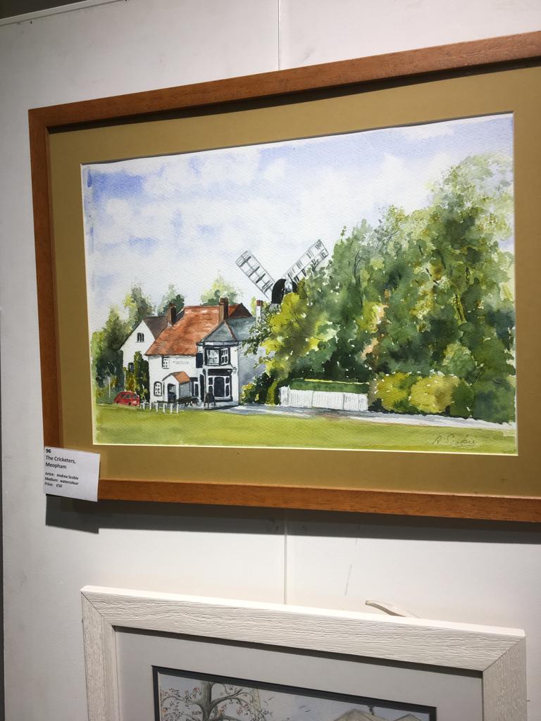 GraveshamNews's tweet photo. This morning Cllr. Derek Ashenden [@darlek69] and Mrs Ashenden attended the Art expo at St. Andrews Art Centre [@graveshamart]. The exhibition is on for the rest of this week and comes highly recommend. #VisitGravesend #LoveGravesham #CommunityArt #Gravesend https://t.co/jCPmoJMPTL