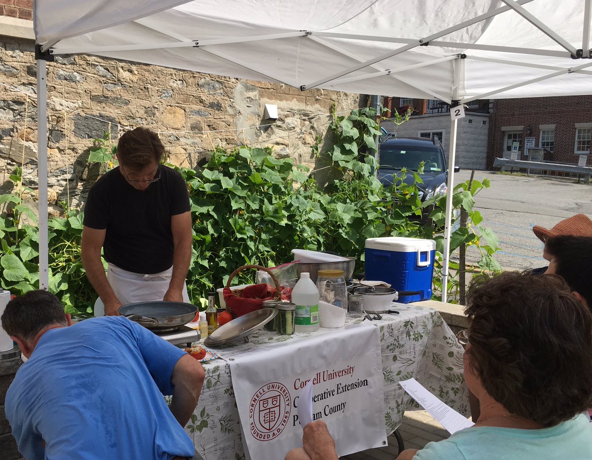 It’s a lovely day to be outside in the garden. We’ll be in Brewster Village at Studio Around the Corner cooking in the Garden 10 to Noon. Turning all that fresh veg into yummy creations. Join us! Free and open to all. <a href="/CulturalArtsCo/">Cultural Arts Co.</a> thanks for the mention <a href="/BrewsterHub/">Brewster HamletHub</a>