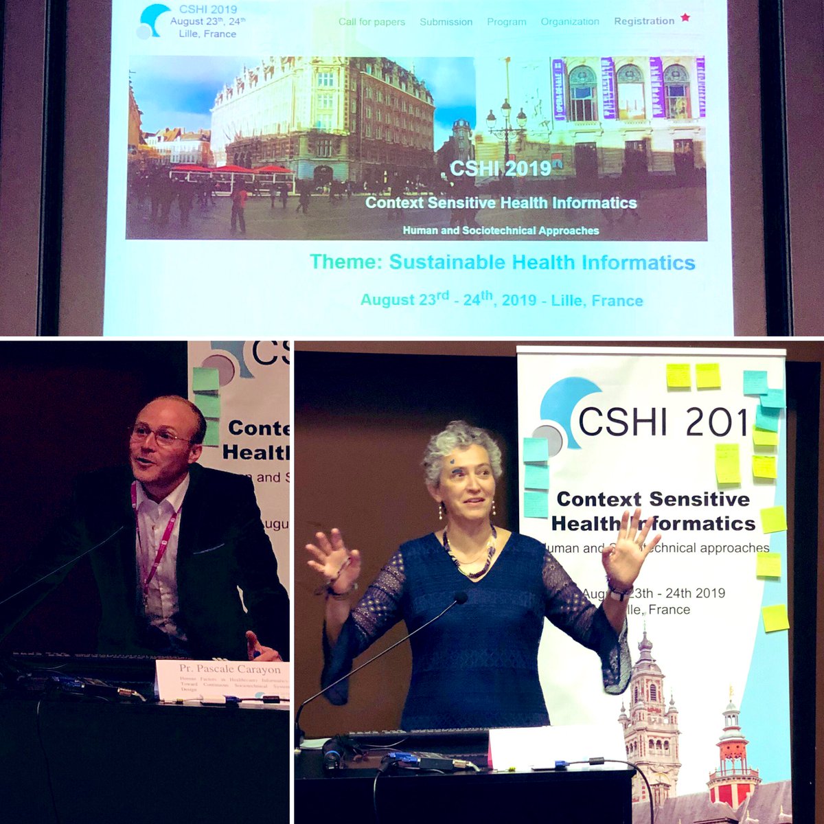 louise_schaper's tweet photo. Spending the day with global community of #healthinformaticians looking at latest research on human and sociotechnical approaches #CSHI2019 https://t.co/1udM4XEnaw