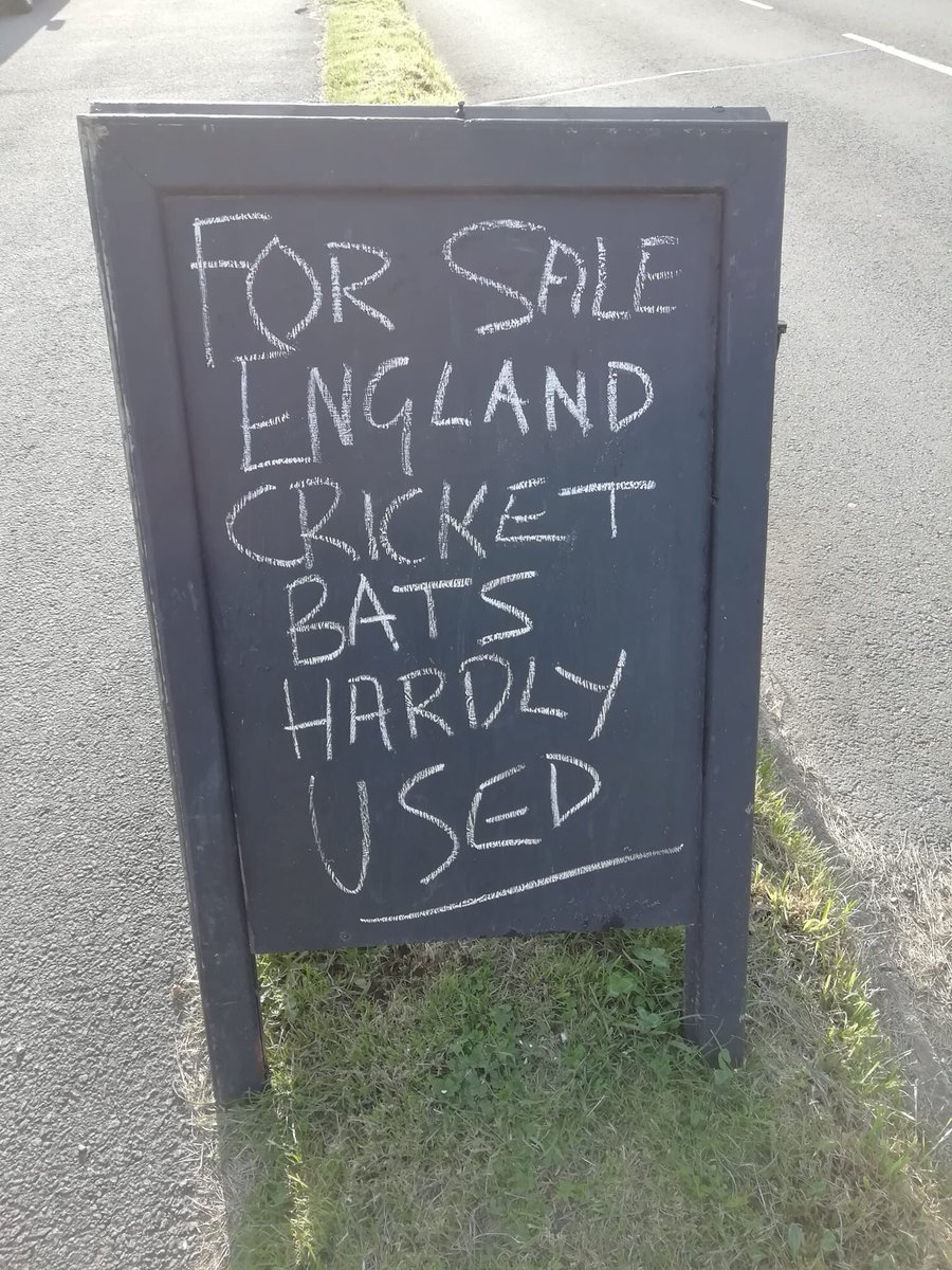 #TheAshes #Ashes19 #Cricket #EngVsAus #WeNeedAMiracle #ByeByeAshes #Solva #Pembrokeshire #SignOfTheDay