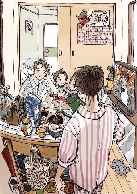 前の絵でいい顔描けたなって思う４枚 