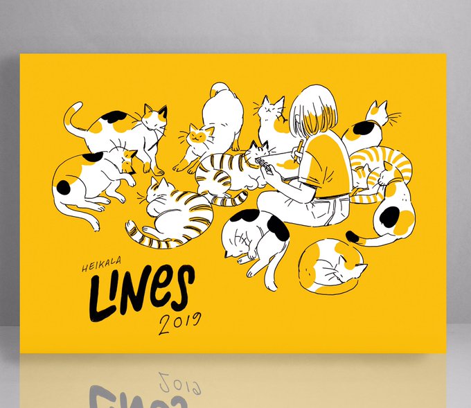 私の新しいラクガキノート「Lines 2019」?✨ B5 / 86p / BW / ¥1500
#コミティア129 スペースは【れ04a】です。 