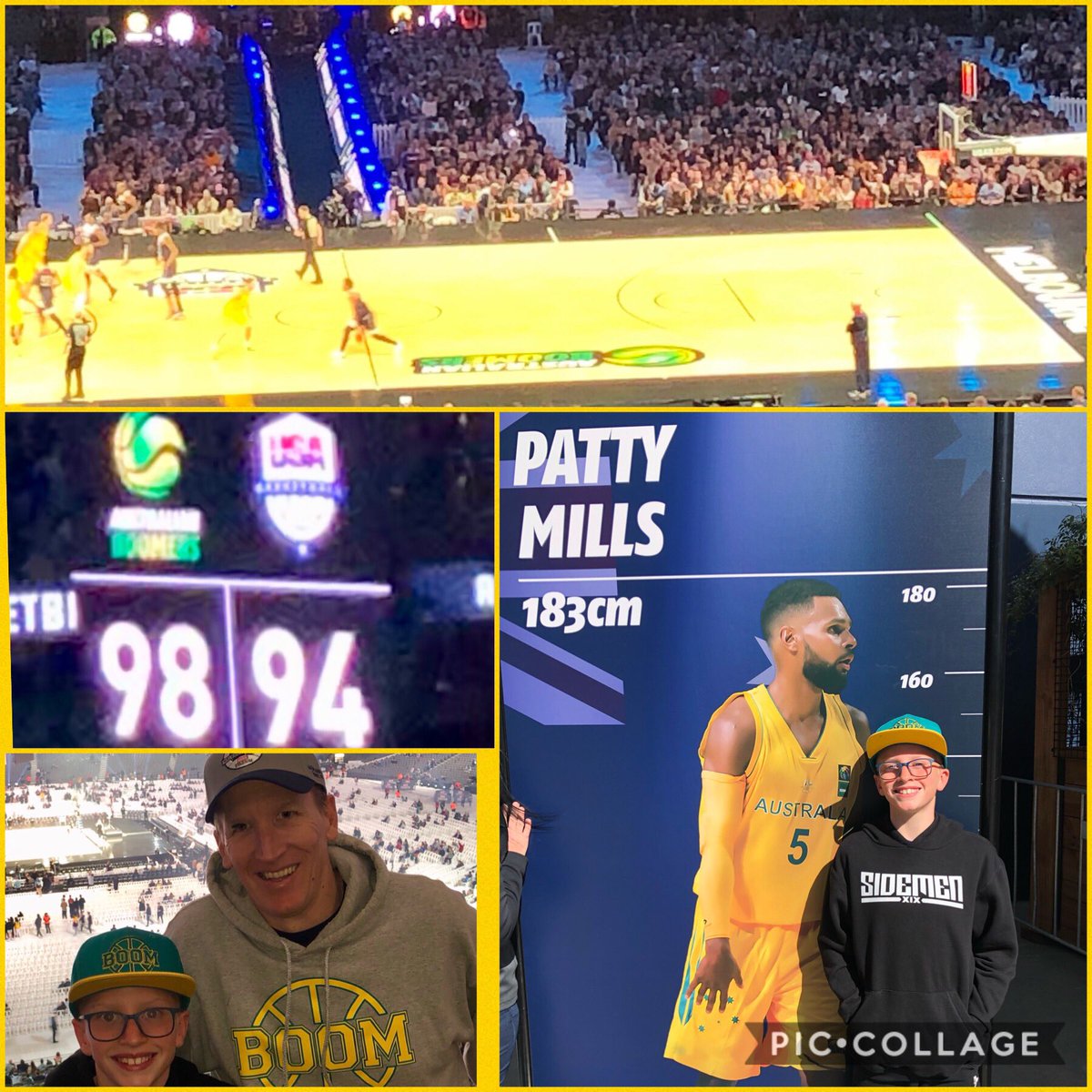 🇦🇺 Australia 98 🇺🇸 USA 94 

<a href="/BasketballAus/">Basketball Australia</a> have beaten <a href="/usabasketball/">USA Basketball</a> for the first time!

Great game by everyone and #MVP performance from <a href="/Patty_Mills/">Patrick Mills AM</a> 🏅

Lucky to be there 🏀
#boomersusa #basketball