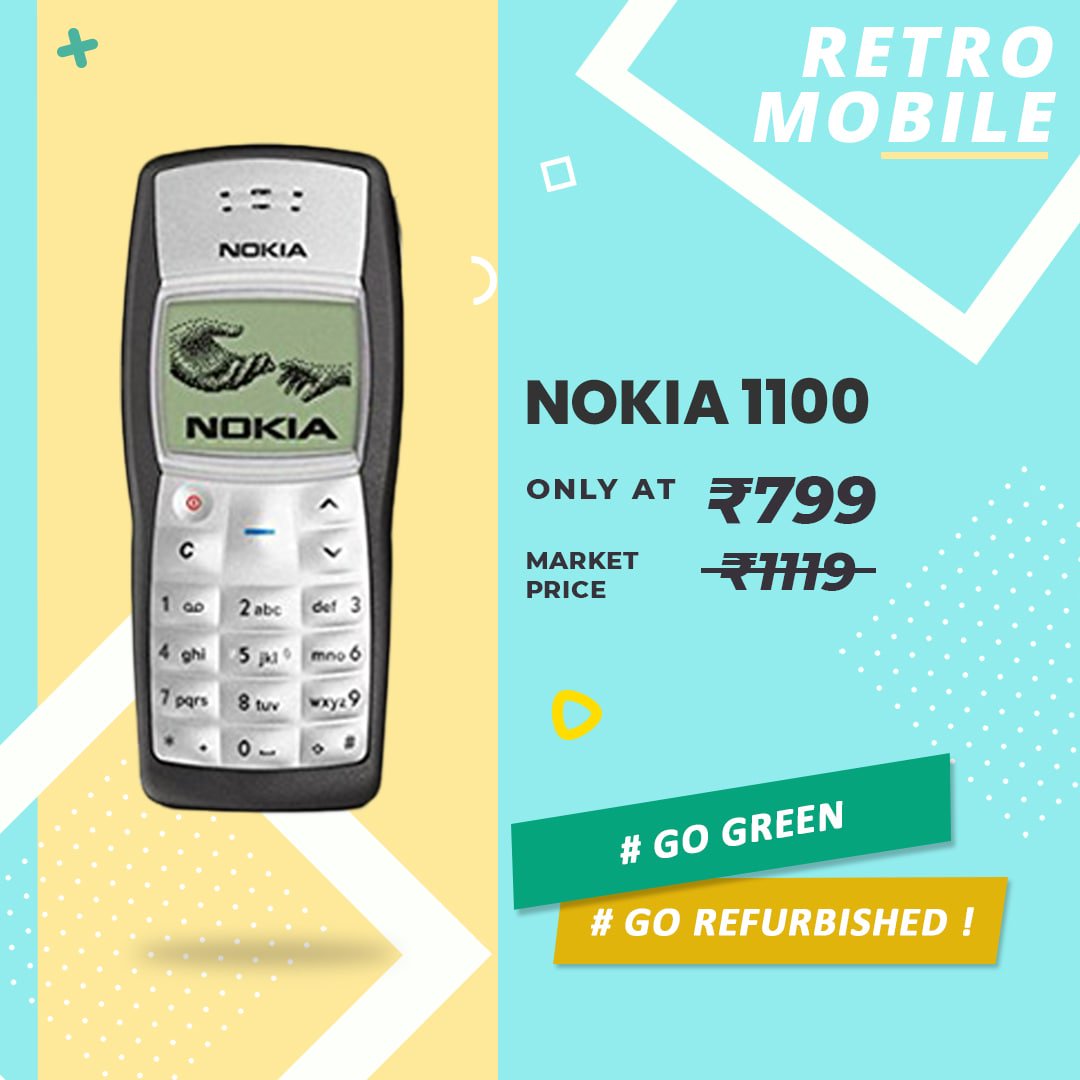 indiantype's tweet photo. https://t.co/WGL9tfzEJr Brings you the Top Nokia Retro Phones. Buy Top Feature Phones &amp; Best of Retro Phones at best price in entire eCommerce market. 
7 Day Easy Return | 6 Months Indiantype warranty.
Buy Now : https://t.co/ehjKUVLOyt https://t.co/chZJMZJKIZ