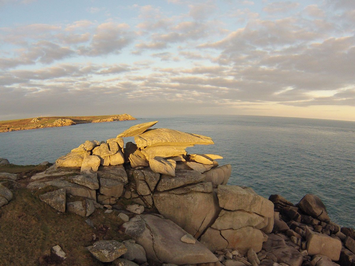 Sunshine on Pulpit Rock. #Peninnis #Scilly