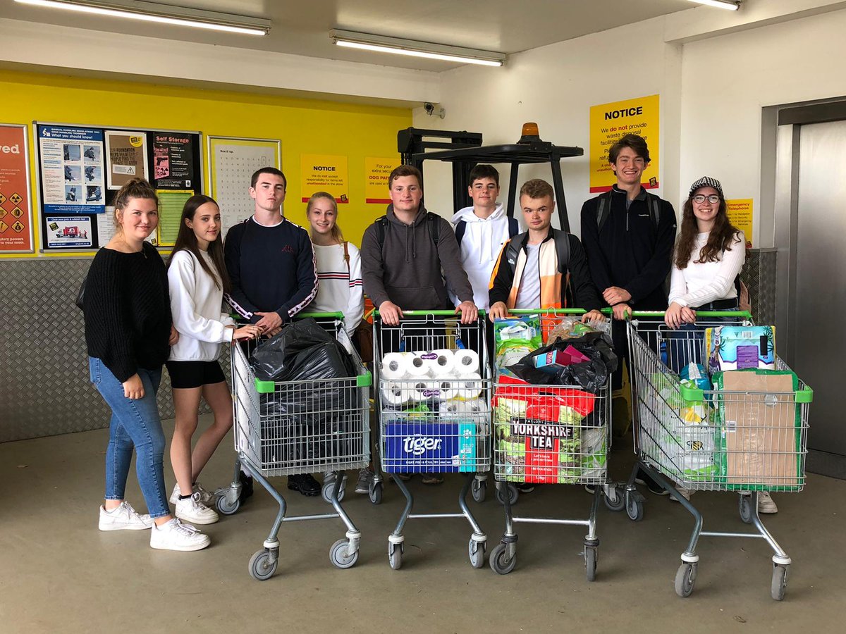 NourishFoodbank's tweet photo. This brillliant bunch of @NCS students raised the money themselves to buy these, much needed, donations for#nourishcommunityfoodbank and helped to pack them into bags! THANK YOU so much! We are so grateful for all your enthusiasm and help! #ourtowncares #Tonbridge #TunbridgeWells https://t.co/EXG0YKGI8l