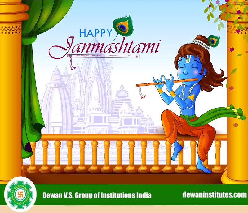 Celebrate the birth of Lord Krishna who enchants everyone with his playful mischiefs. Have a happy and blessed Krishna Janmashtami! #krishna #Janmashtami #krishanjanmashtami #dahihandi #lordkrishna #celebration #dvsgi #dewangroup #meerut #bestcollegeinmeerut