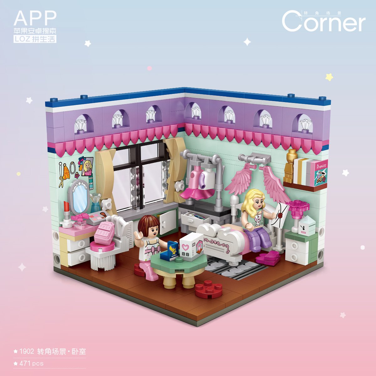 lozblocks's tweet photo. Meet the new products! LOZ mini blocks corner scene series are coming soon. But here's a sneak peek.. ❤️#lozblock #nanoblock #lego #toy #gift https://t.co/pb4bGYywND