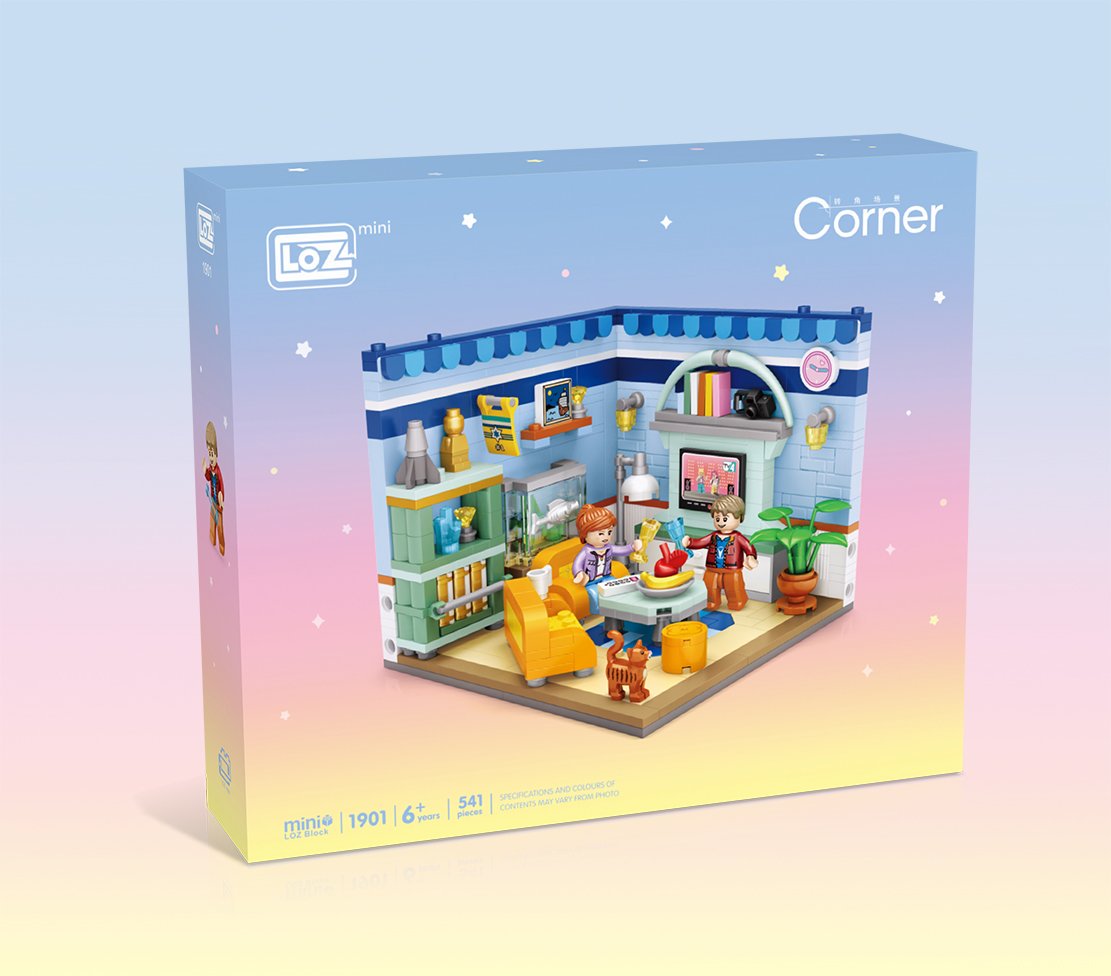 lozblocks's tweet photo. Meet the new products! LOZ mini blocks corner scene series are coming soon. But here's a sneak peek.. ❤️#lozblock #nanoblock #lego #toy #gift https://t.co/pb4bGYywND