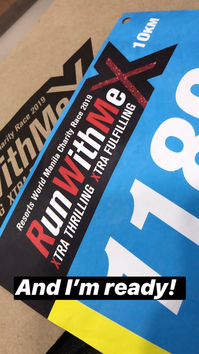 heyclarkieee's tweet photo. See you tomorrow #RunWithMeX https://t.co/fMDQRIfV04