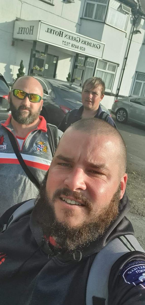 The last leg of the journey for <a href="/MarkM1305/">mark matthews</a>, <a href="/Mike77080980/">Mks photography</a> and Lee today! Six days, 220 miles, Wakefield to Wembley. All to raise funds to take our juniors on the trip of a lifetime! 

justgiving.com/crowdfunding/w…