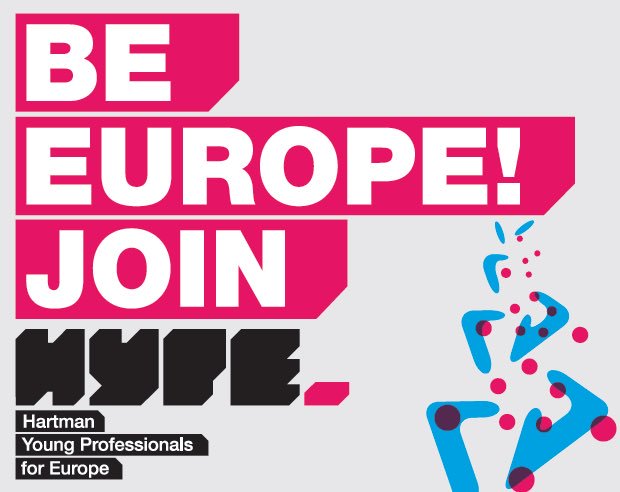 HYPE werft lichting VI! Ben jij een ambitieuze young professional met hart voor Europa, kom dan op 19 september om 16:00 naar onze wervingsborrel bij Bar Beton in Utrecht. Meld je voor 15 september aan via contact@hypenetwerk.eu