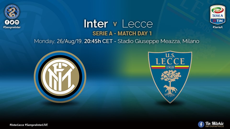 SempreIntercom's tweet photo. π¨π¨ Preview Alert π¨π¨
@MNassar Previews @Inter_en vs @OfficialUSLecce: The Road to Glory Starts Here
--> https://t.co/A1RHbRp6Px
#FCIM #InterLecce #SerieA #Lecce #Nerazzurri #InterFans #ForzaInter #NotForEveryone #SempreInter #InterMilan #SempreInterLIVE #Lukaku #Conte https://t.co/M1KEy6gqpI