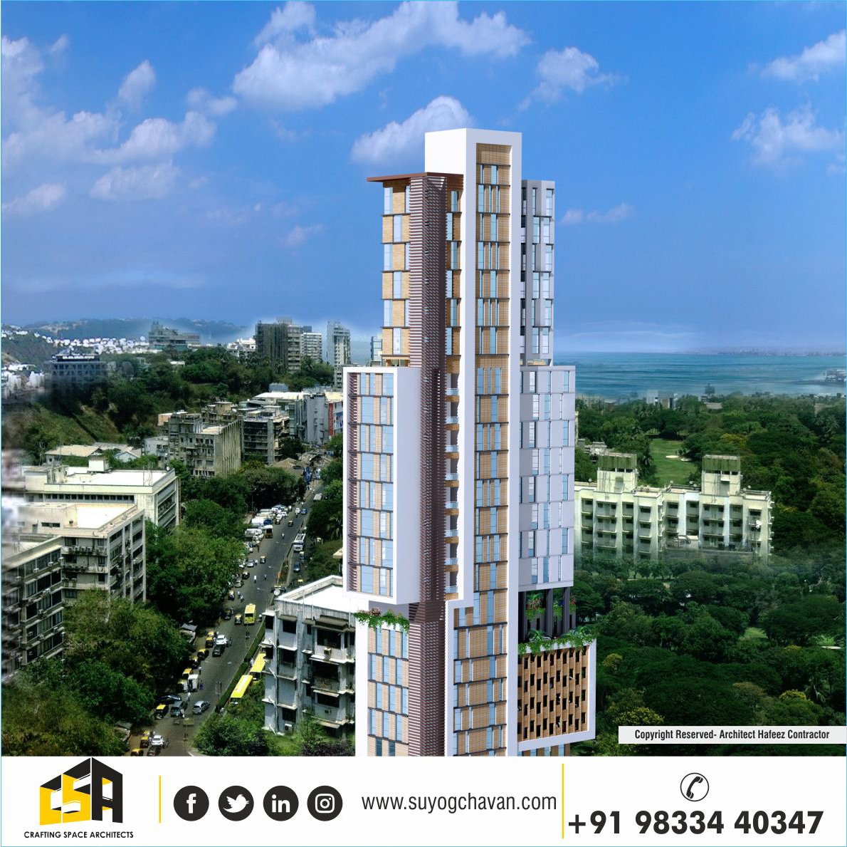 ar_suyog's tweet photo. Exclusively designed by Ar. Suyog Chavan with Architect Hafeez Contractor's team.

Visit our website for more details: 
https://t.co/K29laeCbVe

Call Us On: 9833440347

#CraftingSpaceArchitects #ExcellentArchitecture #ArchitectSuyogChavan #SatyabhamaTower https://t.co/3HypwerzQe