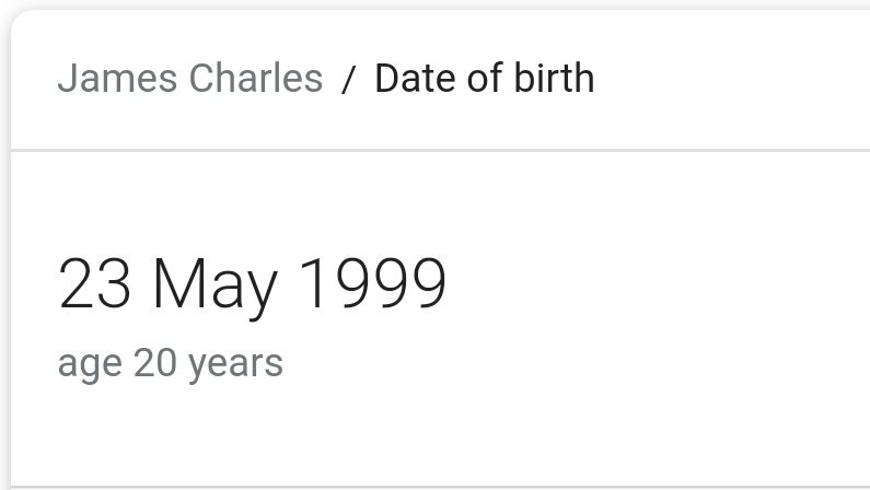 nataliegrantt's tweet photo. So it's been 17 years, and I just came to the realization that both #jamescharles and I age on the same day... #sistershook https://t.co/lMzHTuxz6O