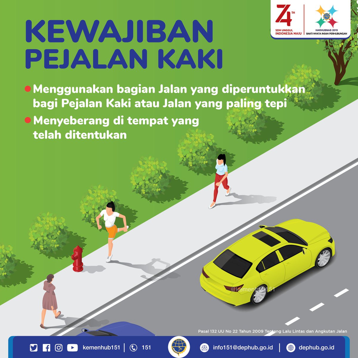 Tepi jalan untuk pejalan kaki