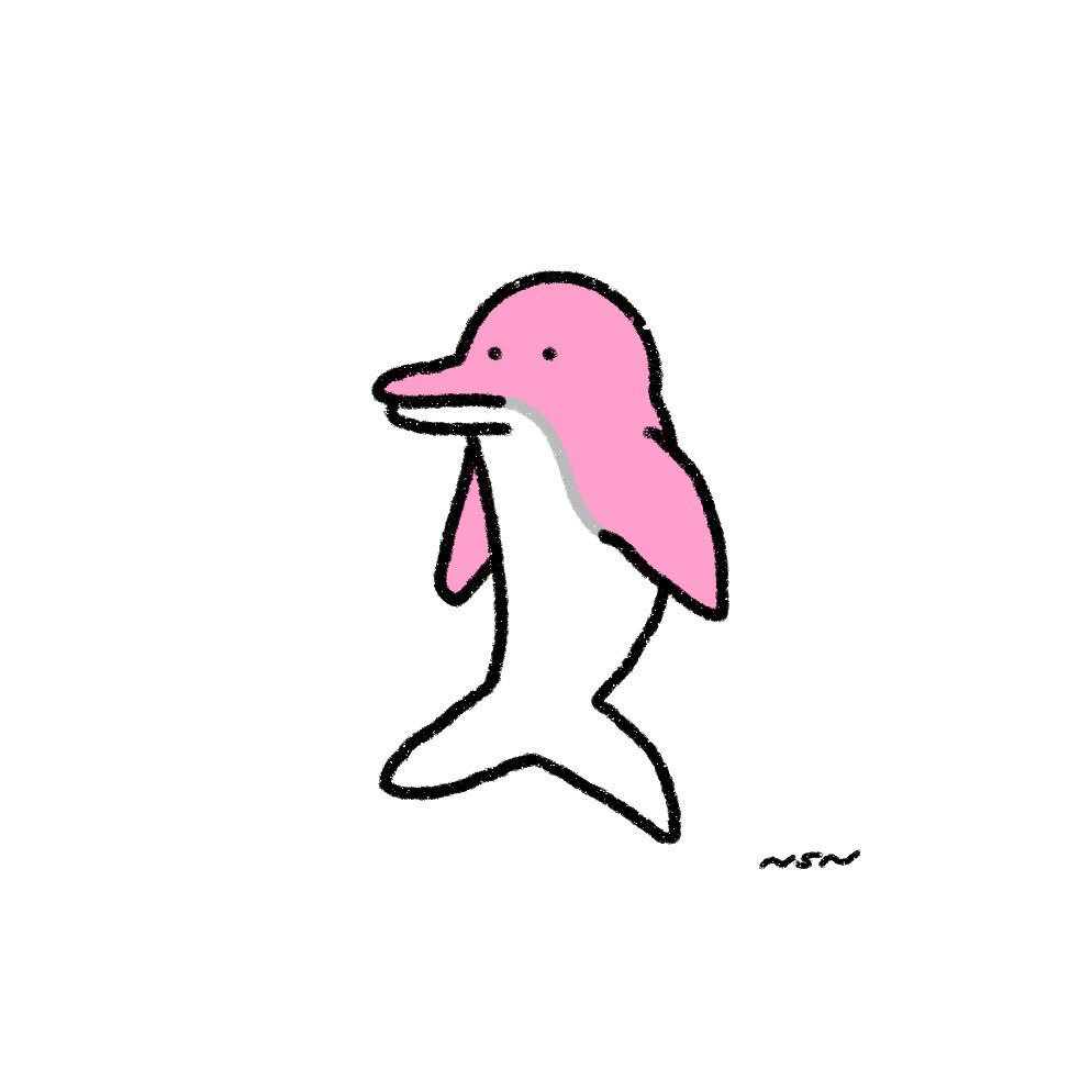 Nsn 在 Twitter 上 イルカが大好きなのでかわいいイルカのイラストを描きました フリーアイコン です よかったら使ってください T Co 2qyjifqfrp Twitter