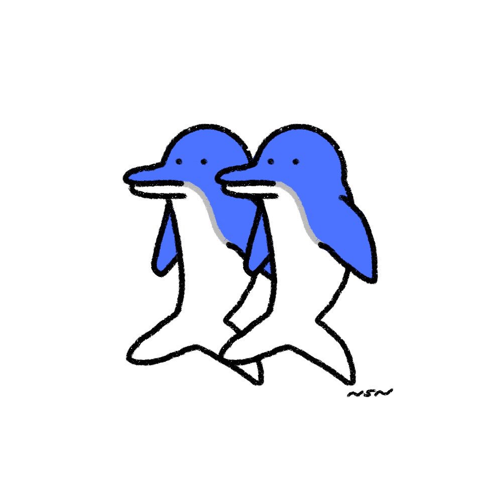 Nsn 在 Twitter 上 イルカが大好きなのでかわいいイルカのイラストを描きました フリーアイコン です よかったら使ってください T Co 2qyjifqfrp Twitter