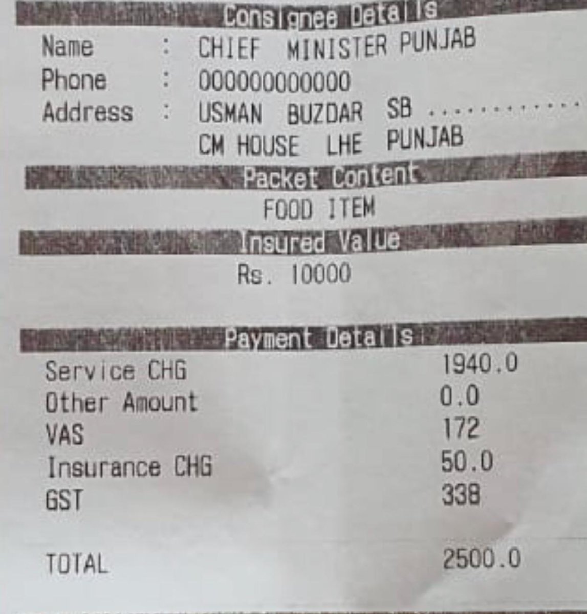 adeelraja's tweet photo. Public money should be used for public, not sending mangoes at government expense. This money should be used for the benefit of the deserving, official resources for mangoes is not a good idea. Returned with a thanks to @UsmanAKBuzdar https://t.co/gAbDONXWls