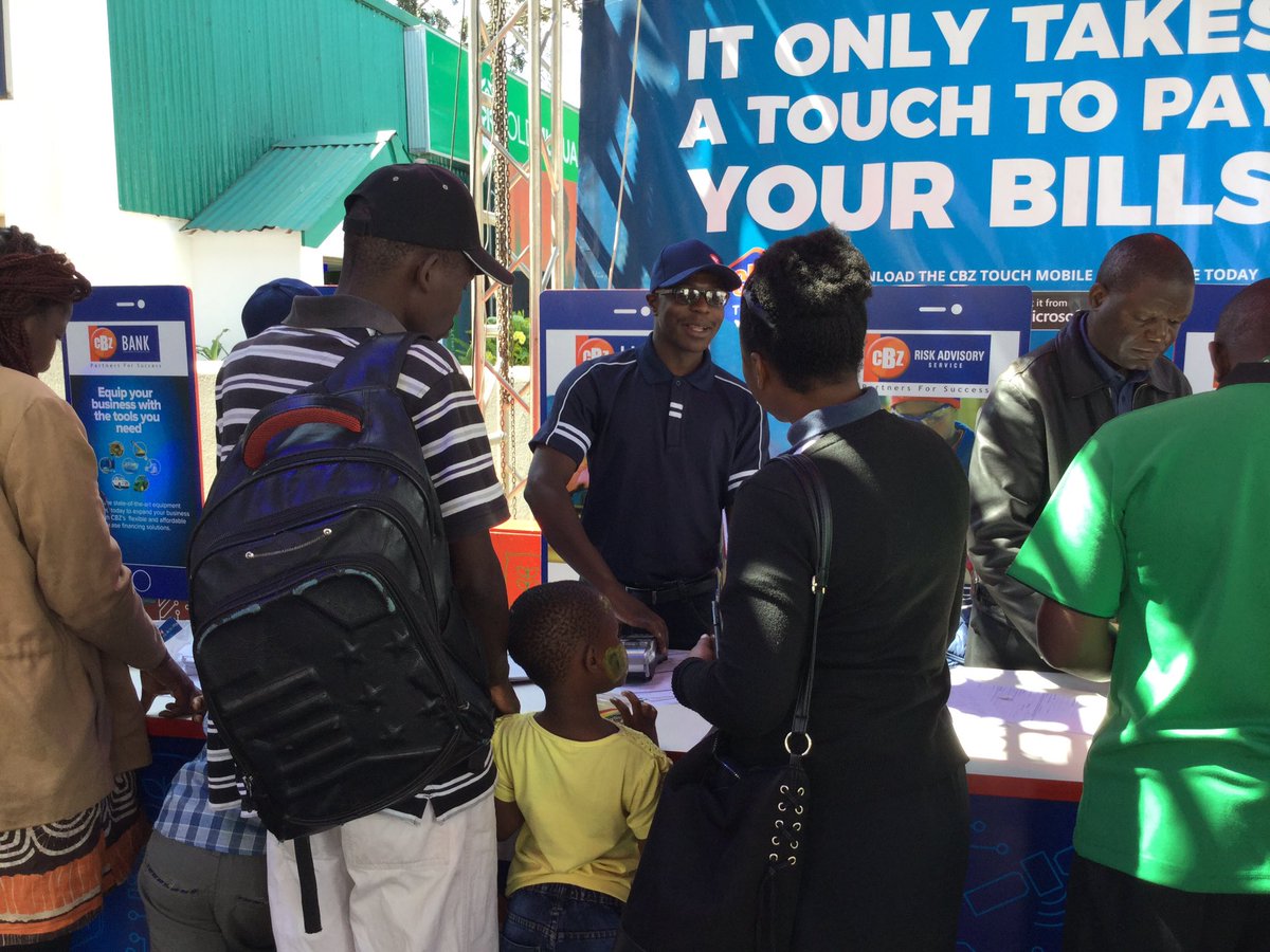 CBZHoldings's tweet photo. Visit our stand and open an account, refer a friend and get rewarded with a gift, courtesy of your #PartnersForSuccess, “winners of the Best Stand Display in the Financial Service Sector”. Move over to the best. @StarfmZimbabwe or stay with the best. @DailyNewsZim https://t.co/P9cwfN1uva