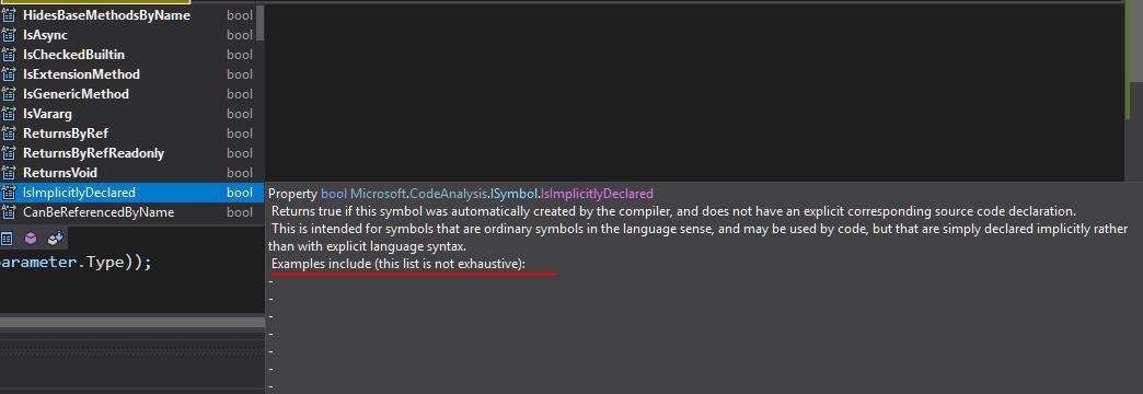 cezary_piatek's tweet image. Yeah, these examples clarify everything  #VisualStudio 
#intellisense