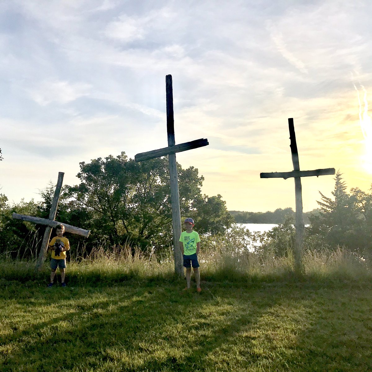 CLBinnie's tweet photo. Today, I (finally) got to share with my boys the place where my faith came alive and I became whole. #DHC #LYFECamp https://t.co/lQnen4CKob