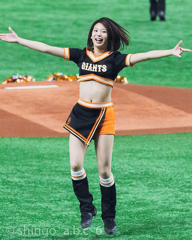 東京ドーム #鈴木ひな子 #はじめまして #かわええ #チアリーダー