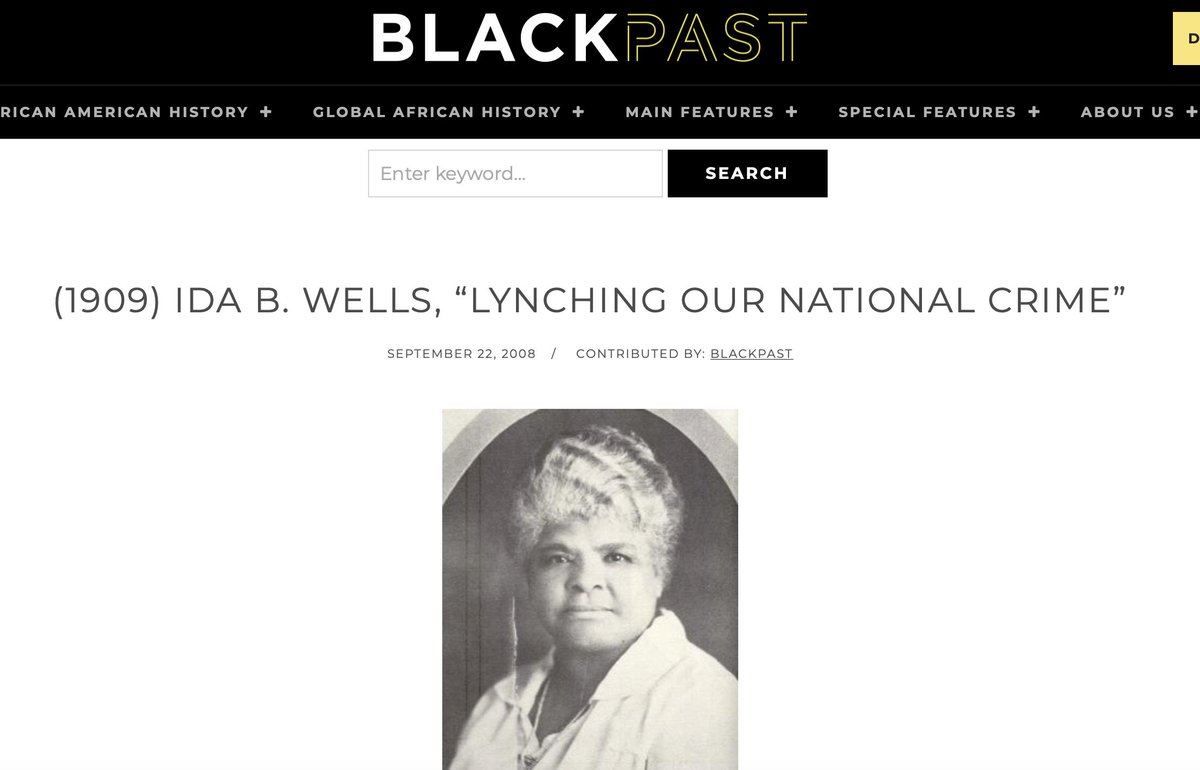 Jackiew80333500's tweet photo. Ida B Wells - would have been expelled from today's Labour Party for calling what happens to blacks a 'human holocaust' https://t.co/Ha5ySZFtwD https://t.co/Bu32GuZND5
