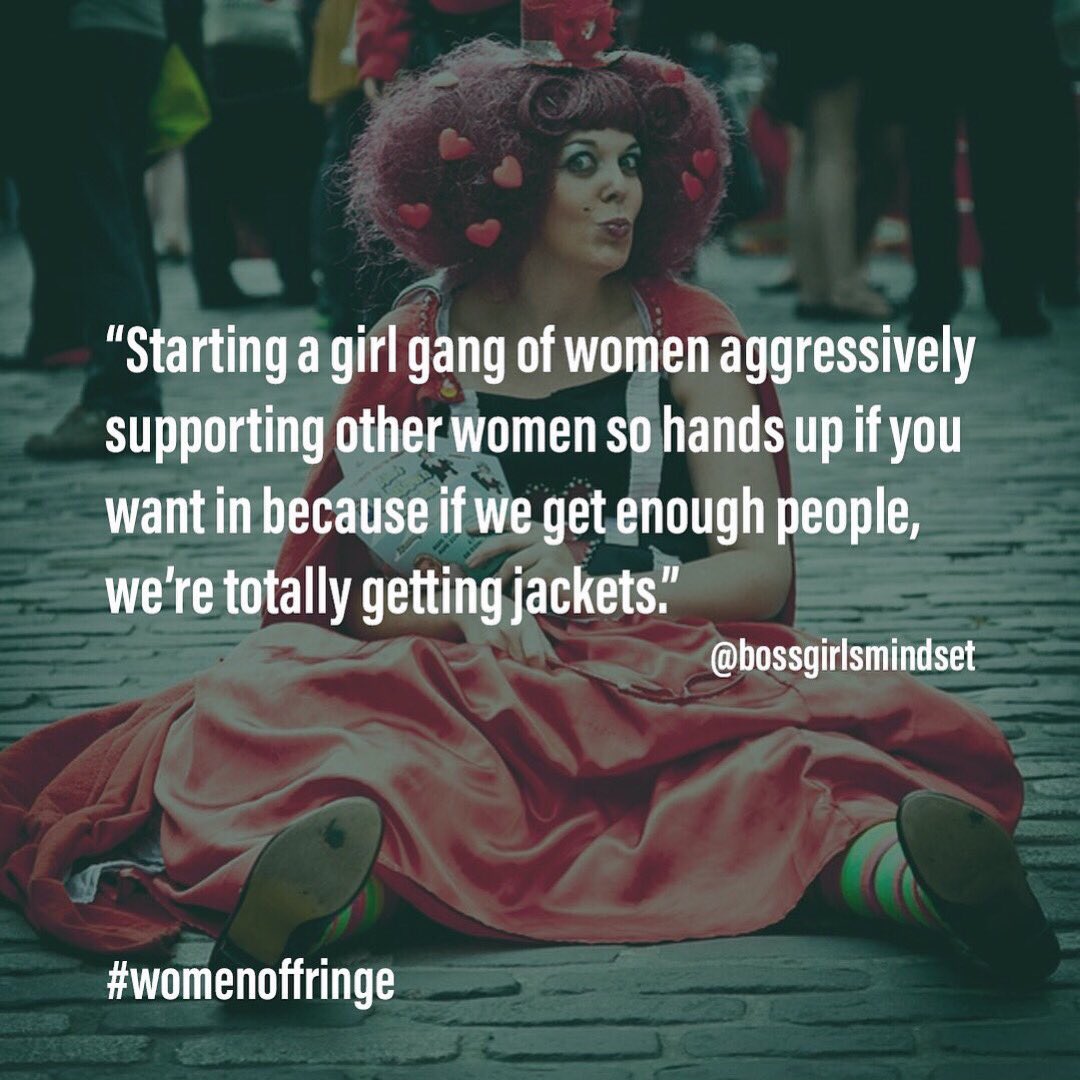 It all started with this! So grateful for everyone who started using #womenoffringe. Who knew how powerful and connecting a hashtag can be. Thank you, thank you everyone who made it a community of support. 🙏
#womenoffringe #edfringe #womensupportingwomen #undrowning