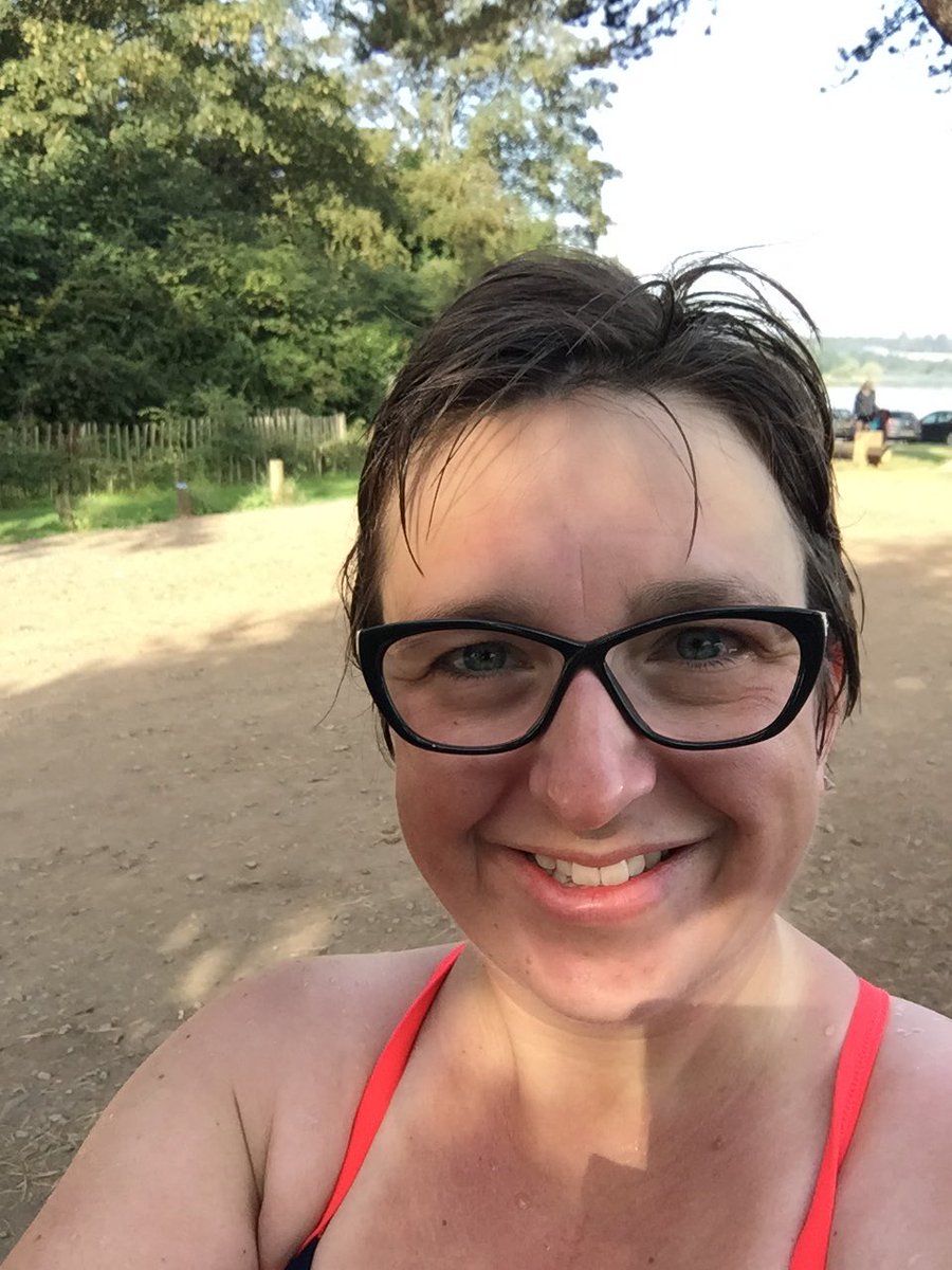 xden1977's tweet photo. Saturday open water swim. Lovely 1500m swim this morning. Lots of people swimming today.
Car park selfie as I had left my phone in the car!! #openwaterswimming #firstgoodthing https://t.co/4UCsZrWr4B