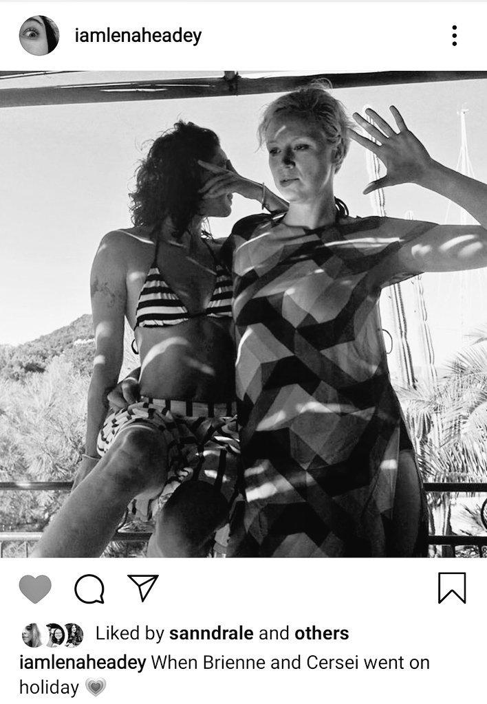 itsvivi__'s tweet photo. Well, well, well miss Lena Headey just confirmed that Cersei and Brienne shippers do have rights after all https://t.co/sLjBmdp9Xl