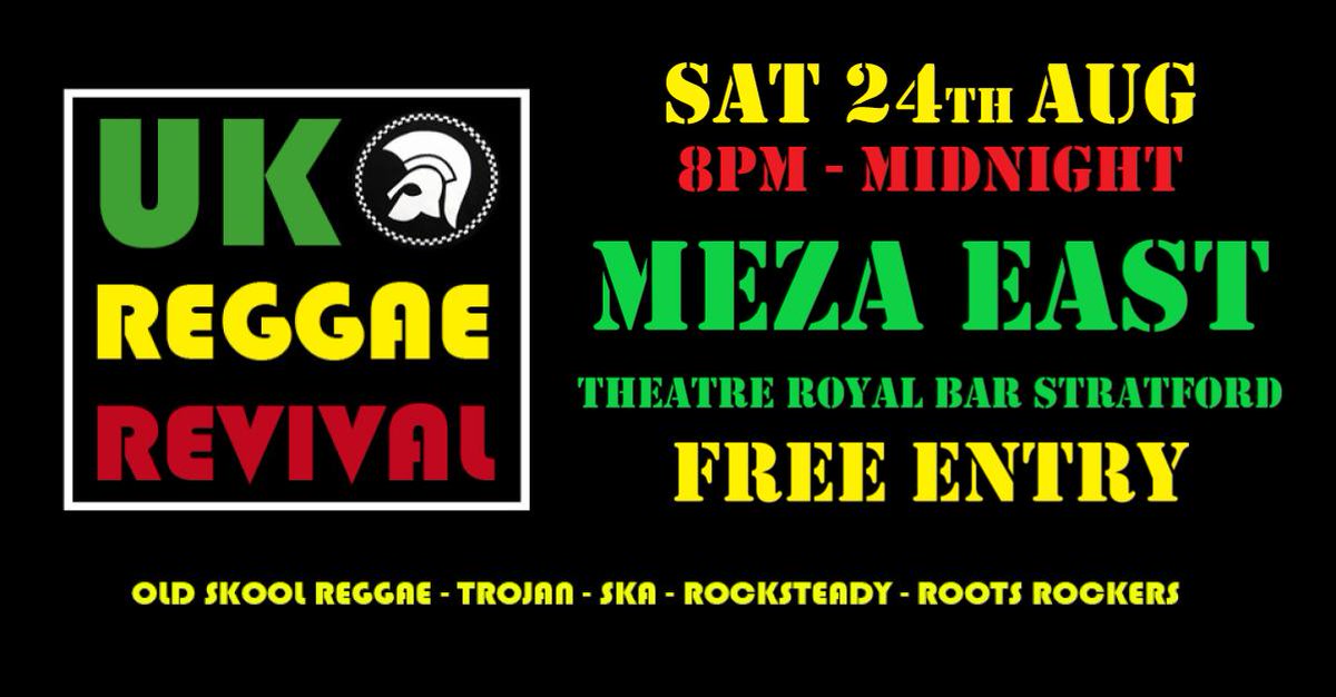 ukreggaerevival's tweet photo. Carnival weekend so come down &amp; soak up the vibe at @EastMeza  @stratfordeast tonight for classic reggae with a few new releases mixed in here and there I start with a set list then a mix of your requests and my selections gonna start with a bit of a 70s vibe tonight. Come say Hi https://t.co/nL1CgBtqVu