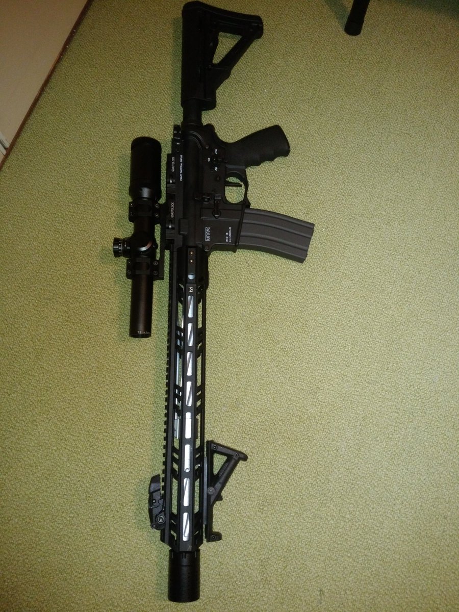 MTR-16に取り付けて完成！ ドルフロのST AR-15mod3イメージでカスタム