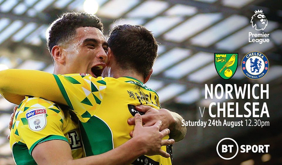 thtmcr's tweet photo. Norwich vs Chelsea - kick off @ 12.30! Live at the THT! https://t.co/NblNfqEF4z