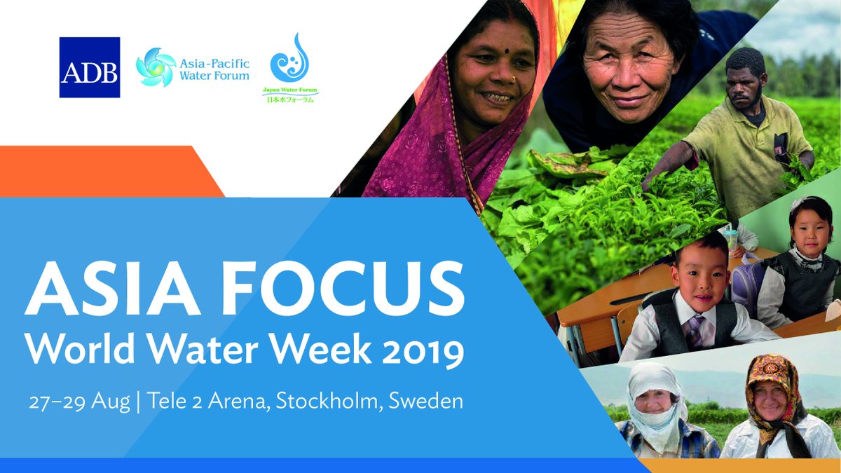 ADBWater's tweet photo. World Water Week 2019 starts tomorrow! ADB, the Asia Pacific Water Forum, and Japan Water Forum are putting a spotlight on the state of water in #Asia through 5 sessions under the Asia Focus program. See the full agenda here: https://t.co/cBcBCVRYma #ADBWWW19 #WWWeek https://t.co/yUcWc17X0N