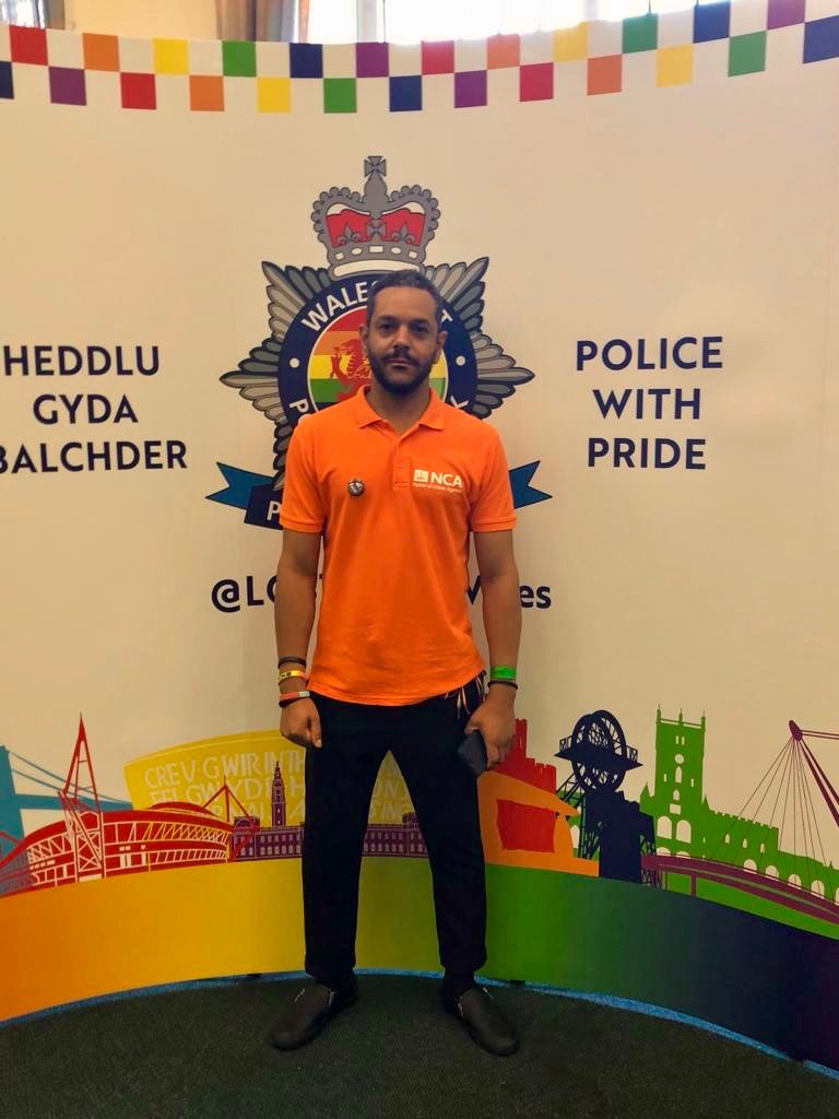 NCA_UK's tweet photo. The NCA stand up for #LGBT+ rights and equality all around the world. We’re celebrating this year’s @PrideCymru and @ManchesterPride https://t.co/xEVA7p2aa1