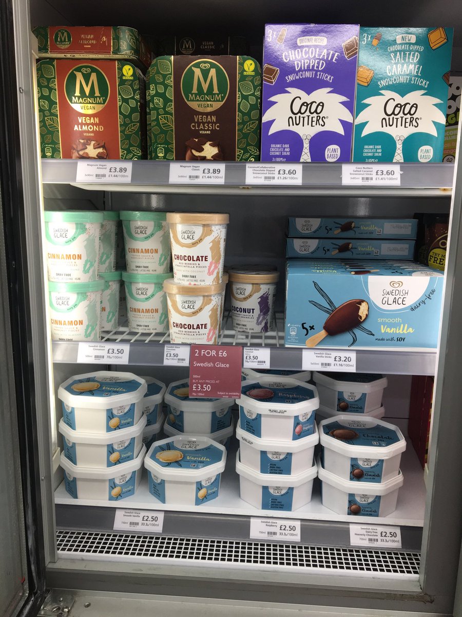It’s #saturday and it’s stunning #sunshine if you fancy a nice #vegan #icecream we were really impressed by ⁦<a href="/waitrose/">Waitrose & Partners</a>⁩ choice of #plantbased options.  Well done guys and not bad pricing.  Happy Sunshineday 😎