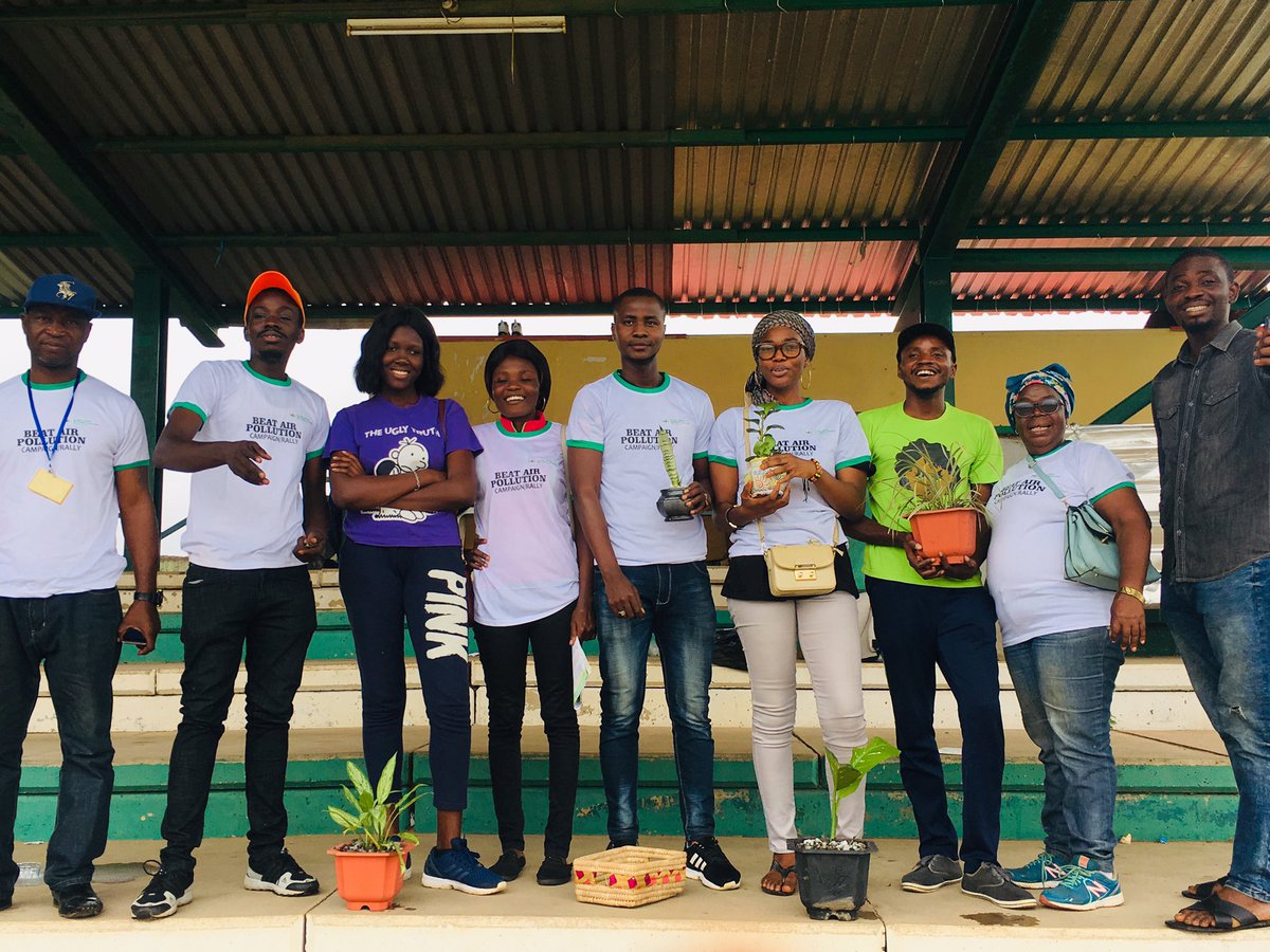 gliforumng's tweet photo. Day 1 of the Beat Air Campaign/Rally 2019 🌲🌳🌴 
Educating individuals on Indoor Air Pollutions.
#beatairpollution #ggri 
@nulifeprojectng @Tomaldo06 @RichardMunang @AQ @SustyVibes @teresanwanjohi @EthelberthaJ @radionigeriahq @AVOSUAHIII @UNDPNigeria @UNEnvironment https://t.co/aCnkC2gmk6