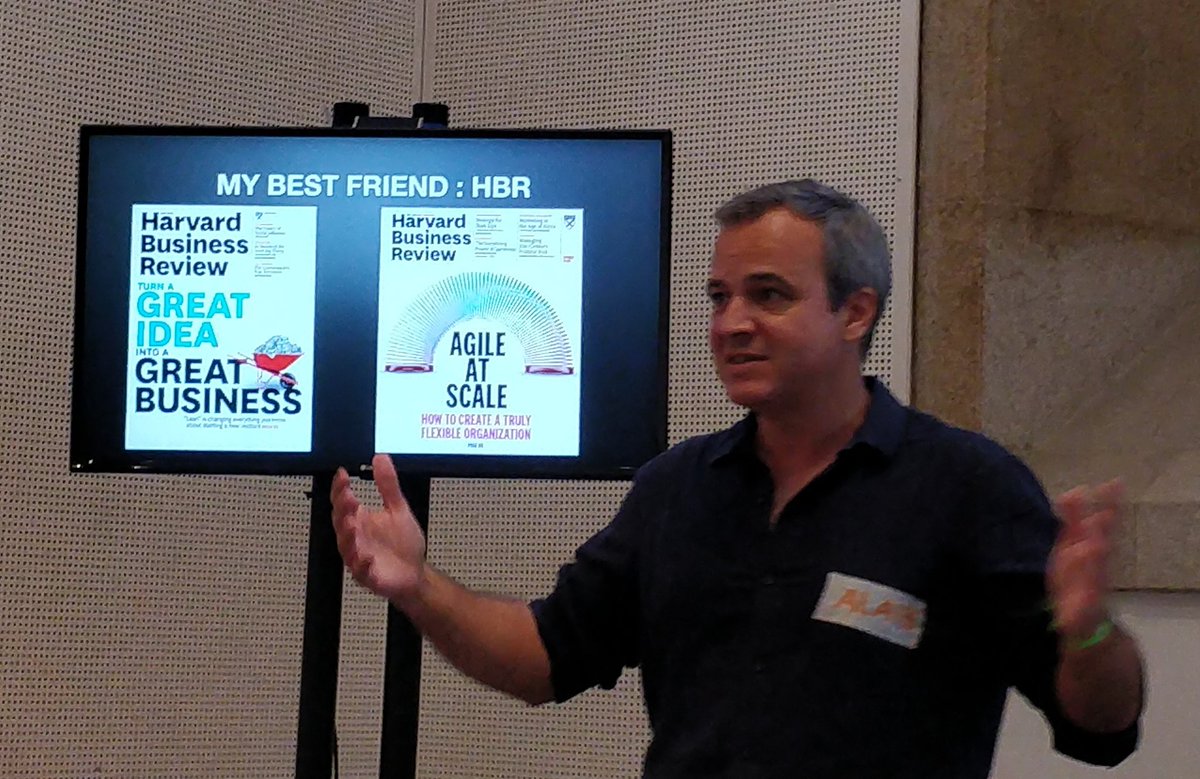 Maxime_Guyaux's tweet photo. #ALE19 Thank you @abuzzacaro for sharing your precious experience on difficult topic : agility awareness for top executives, leadership and engagement. Your one day workshop will bring inspiration for most on us. https://t.co/o1ByeauJjr