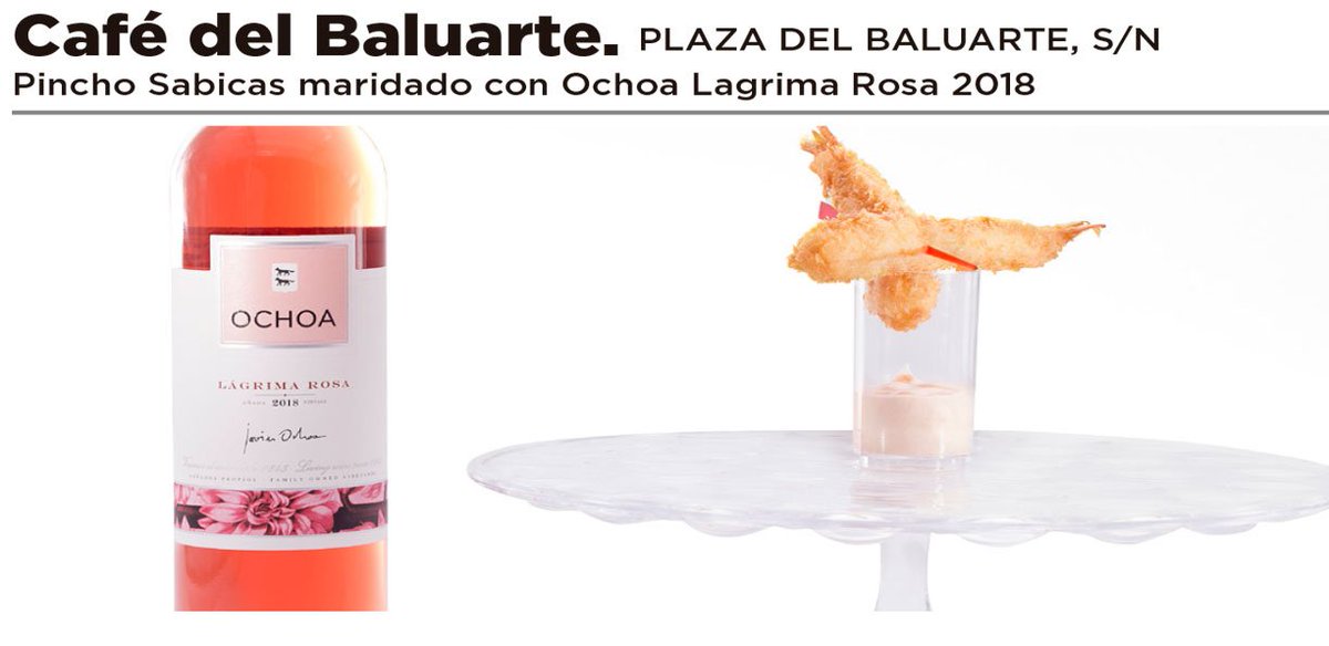 hostnavarra's tweet photo. 😋 #PinchoSabicas del Café de @baluarte 

👉🏽Disfrútalo hasta el domingo 25 agosto 

🍷 Maridado con: @BODEGASOCHOA de @vinosnavarra 

❇️ @Reyno_Gourmet @TurismoNavarra @VisitPamplona 

#Iruña #Flamenco #OnFire #PinchoSabicas2019 #Pinchos #Pintxos #FlamencoOnFire #OnFire2019 https://t.co/z37Vu3yM9l