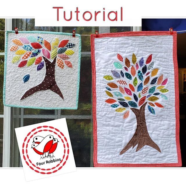 Scrap Buster Applique Tree Mini Quilt Tutorial on the blog today! (Link in profile)

#fourrobbins #createbeauty #quilting #sewing #stlmqg #quiltsofinstagram #quilt #quiltersofinstagram #quilts #miniquilt #quiltingtutorial #fmq #tutorial #quiltblock #pattern #quilttutorial #f…