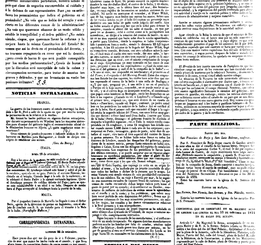 EL ROMATICISMO ESPAÑOL  #PUBLICACIONESLa Esperanza (1844-1874): diario españo que defendía la religión católica y la monarquía tradicional. Tuvo por subtítulo «Periódico monárquico», siendo considerado el órgano oficioso del carlismo. http://hemerotecadigital.bne.es/results.vm?q=parent%3A0001801754&s=0&lang=es