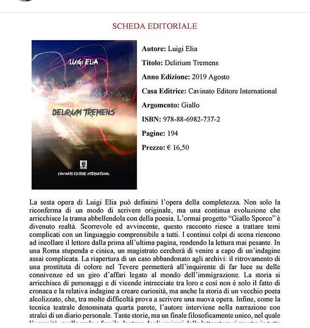 Luigi_Elia_'s tweet photo. - 6libro Ormai ci siamo - #storiesoflife #enjoythereading #readingchallenge #timetoreading #newbook #donotmiss #followme #books #ebook #scrittura #libri #book #libro #lettura #letteraturaitaliana #cultura #culturalevent #scrivere #racconti #ilibridiluigielia #libridaleggere https://t.co/BA6ERZoIw2