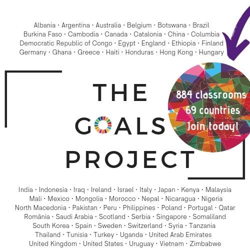 JenWilliamsEdu's tweet photo. 8 day countdown! 🌐💙
The #GoalsProject kicks off on 9/1 with 884 global classrooms age 3 through college--all coming together for the #GlobalGoals!
Registration open for only a few more days: https://t.co/zbRKcpxldf Please tag in educators in areas not represented! #TeachSDGs https://t.co/0tlbPyyl1P